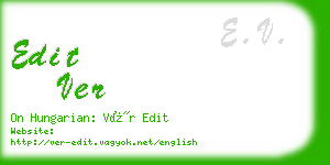 edit ver business card